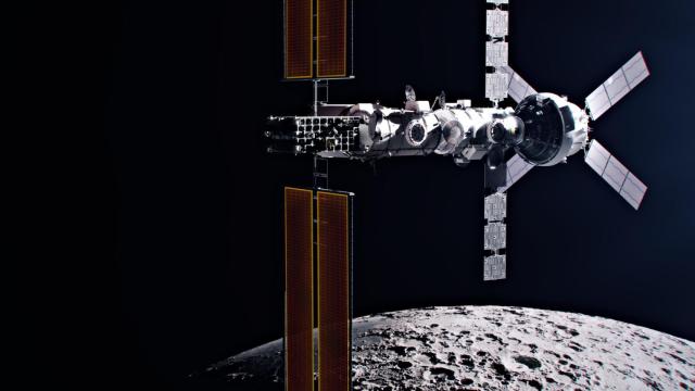 La estación espacial Gateway.