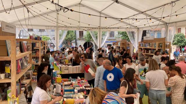 Edición anterior de la Festa dos Libros de Pontevedra.