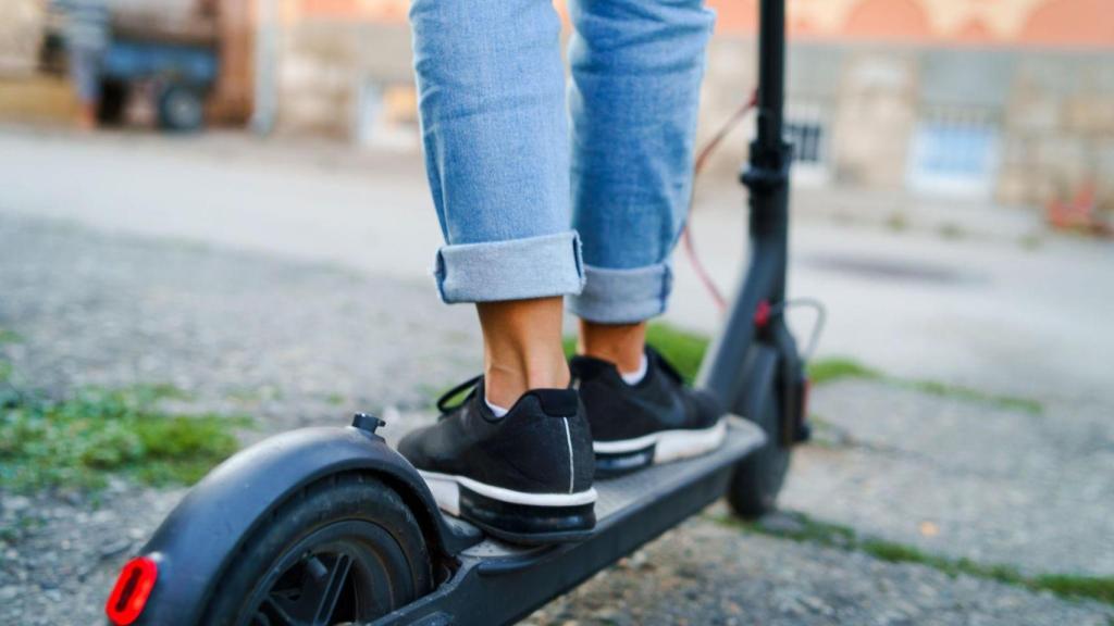 Imagen de un patinete eléctrico.