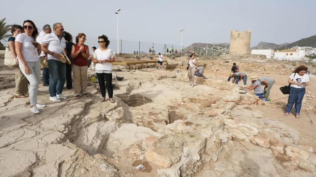 Los baños de la reina en Calpe.