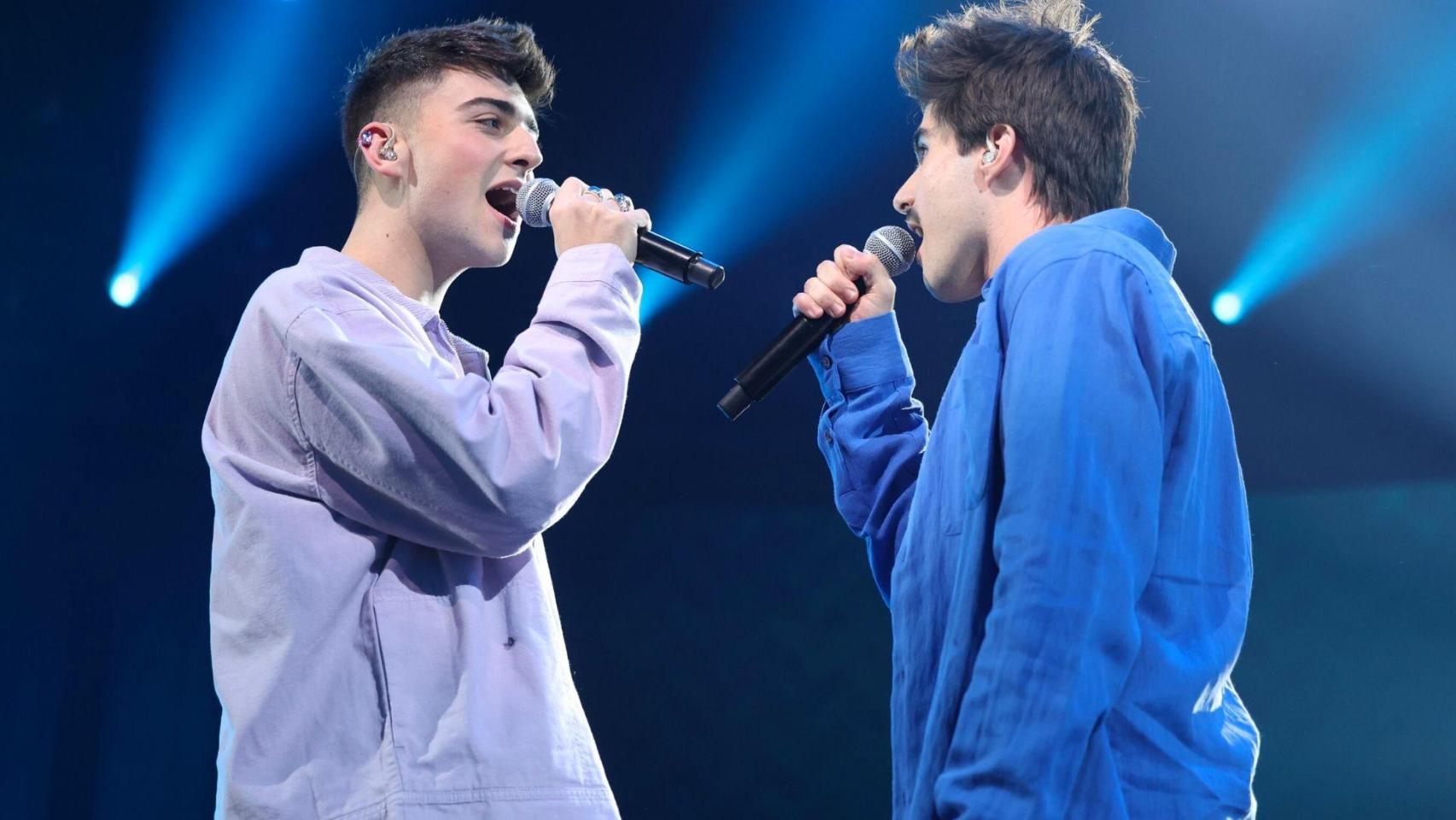 Juanjo y Martin en 'Operación Triunfo 2021'.