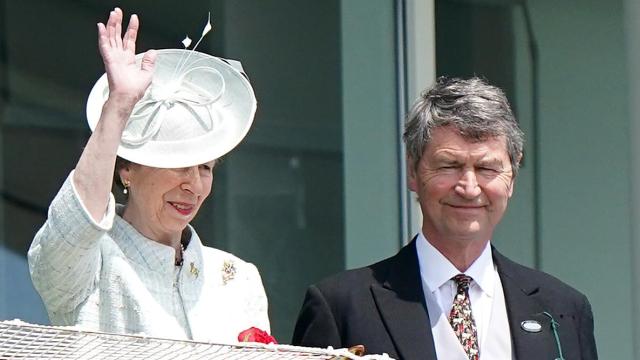 La princesa Ana y Timothy Laurence durante un festival en Reino Unido.