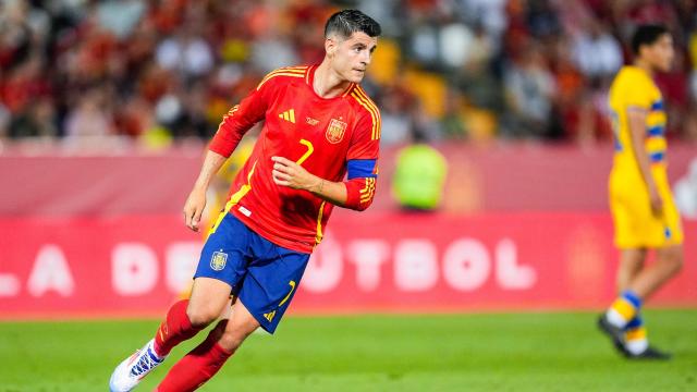 Álvaro Morata, capitán de la Selección Española
