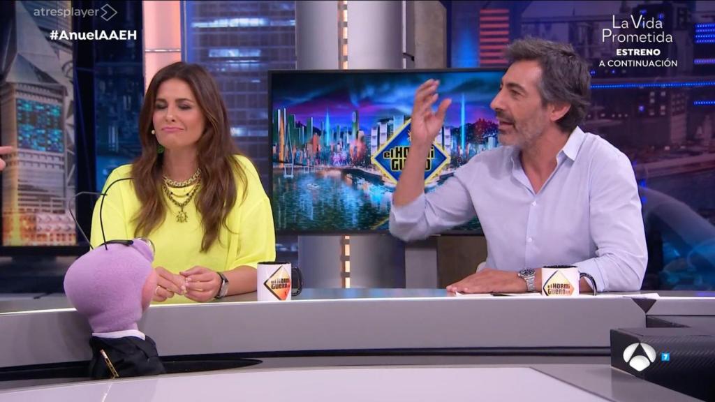Nuria Roca y Juan del Val en 'El Hormiguero'.