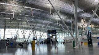 Aeropuerto de Santiago.