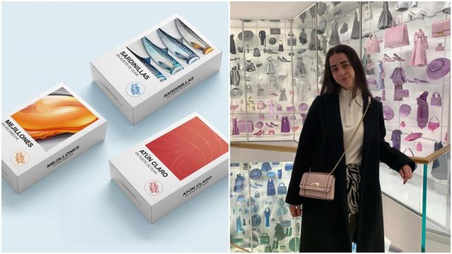 Diseño ganador y su creadora, Ana Tocino.