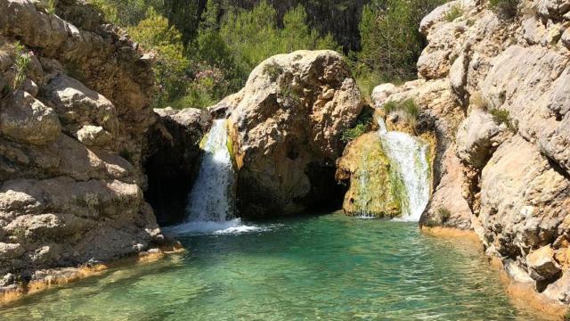 Una de las piscinas naturales del Río Fraile.