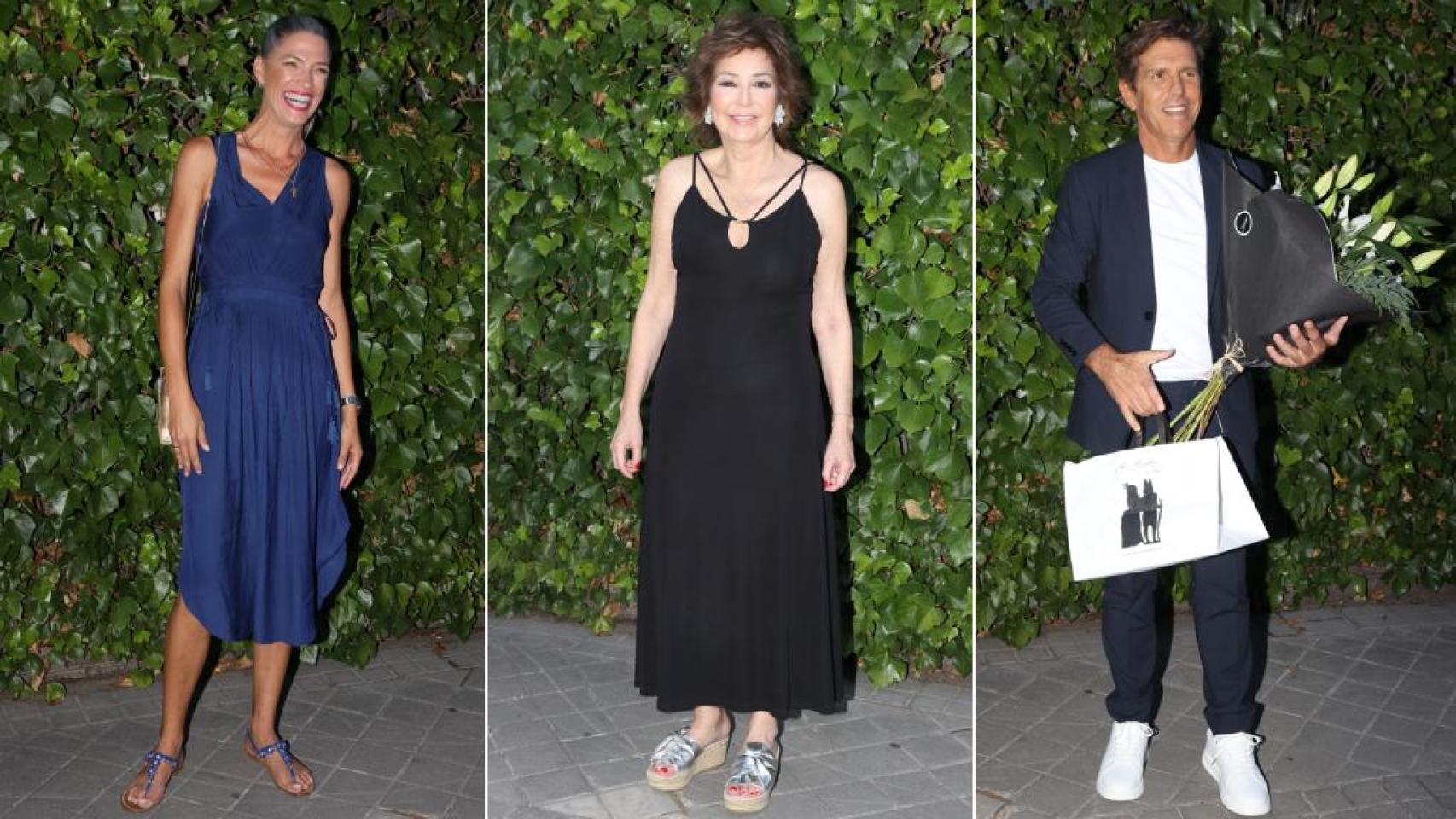 Laura Sánchez, Ana Rosa Quintana y Manuel Díaz, 'El Cordobés'.