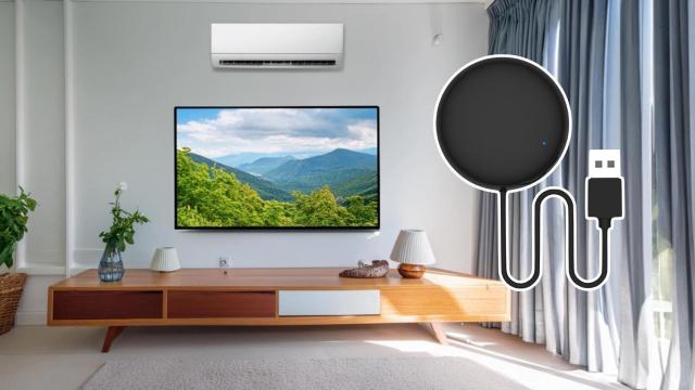 Montaje de salón con dispositivo de control por infrarrojos