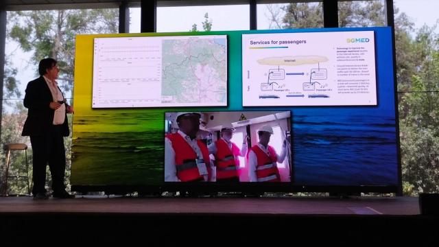 Un instante durante la presentación del proyecto 5GMED.