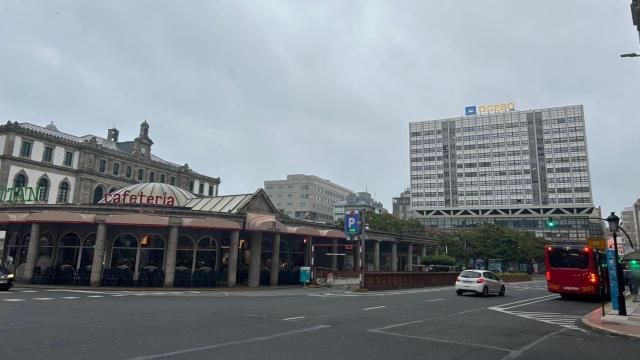 A Coruña esta mañana de 28 de junio de 2024.