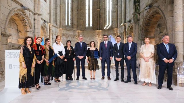 Acto de entrega de las Medallas Castelao 2024.