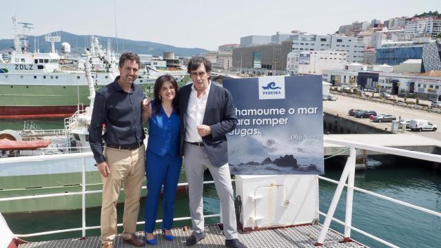 Pereira Productos do Mar presenta su nueva valla en Vigo.