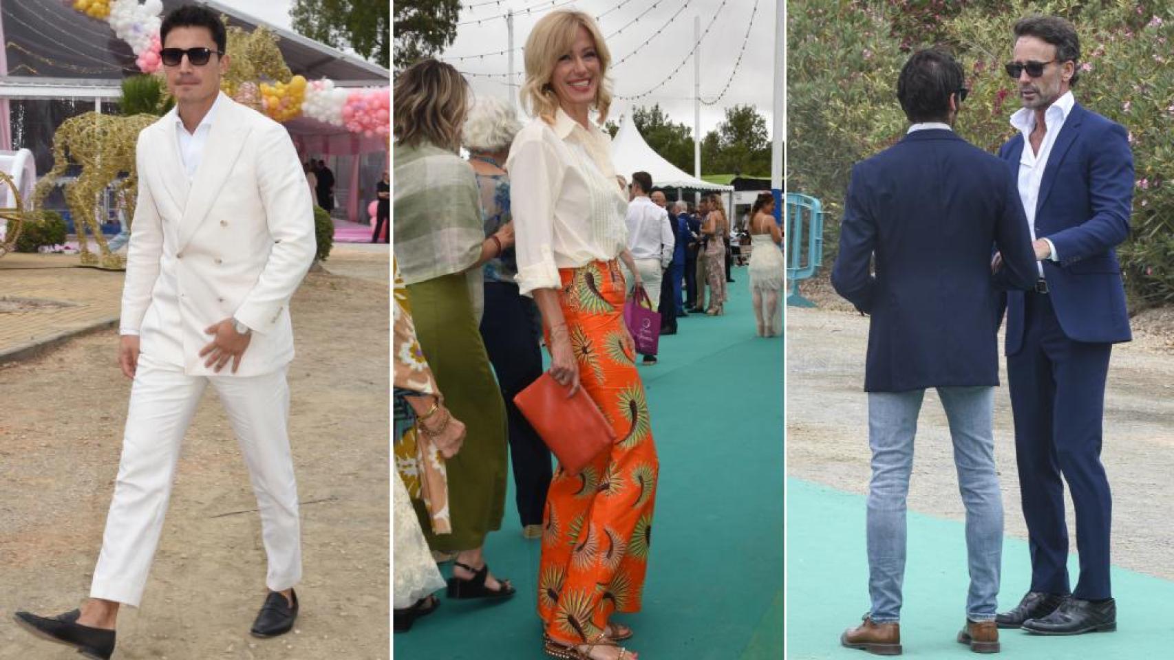 Famosos en la primera comunión de la nieta de 'El Turronero'.