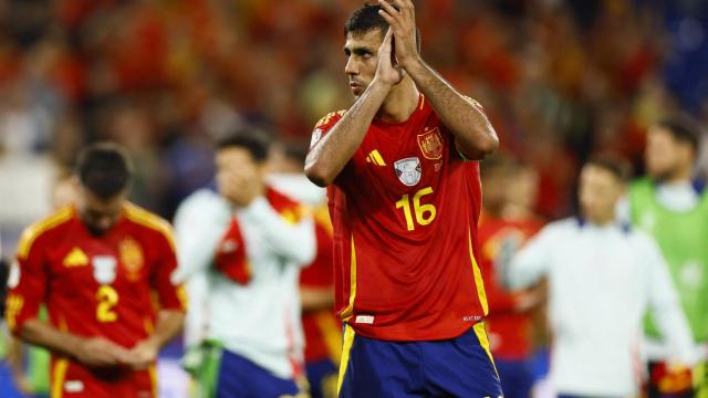 Rodri, con la Selección española en la Eurocopa