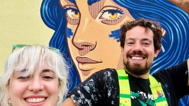 Ortigueira (A Coruña) presume de su primer mural