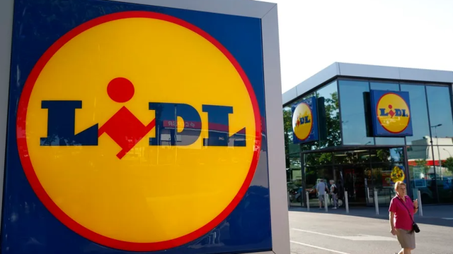 Vista de un supermercado de Lidl.