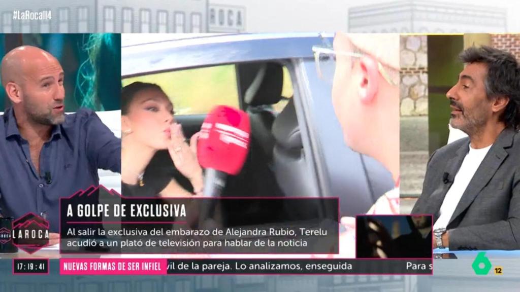 Gonzalo Miró y Juan del Val en 'La Roca'.