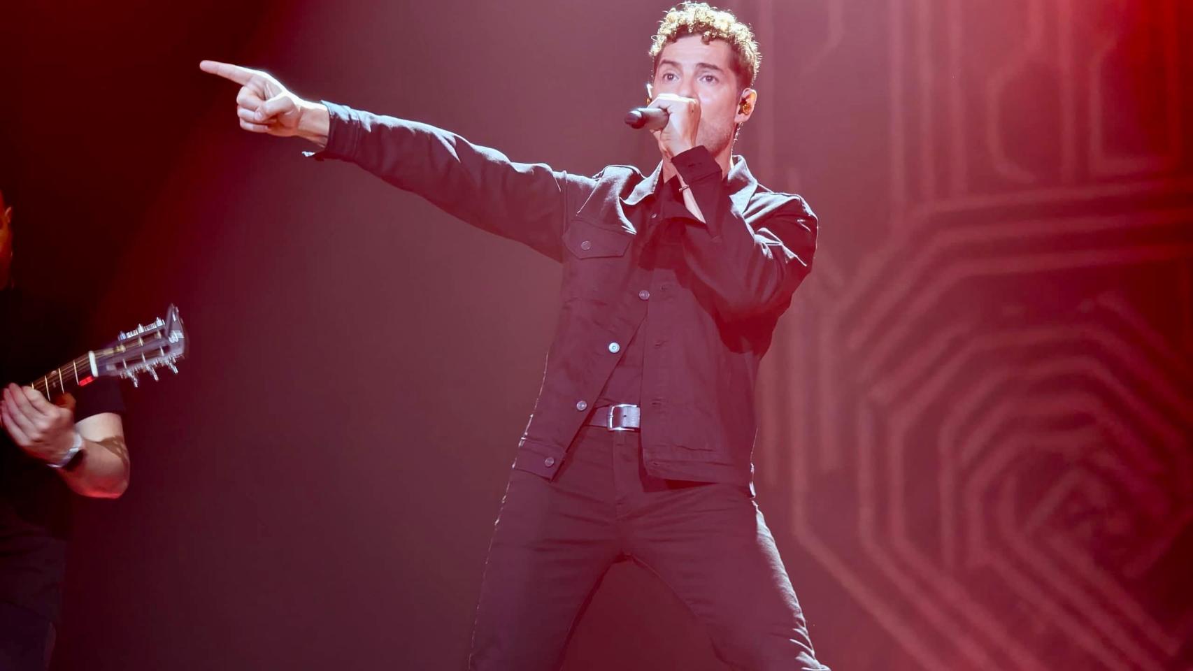 El concierto de David Bisbal en Málaga.