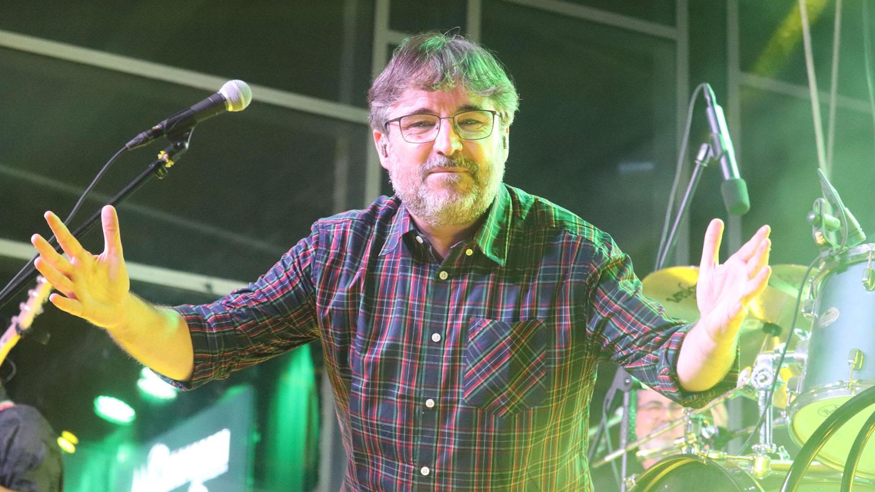 Jordi Évole actuando en Cabanillas del Campo (Guadalajara).