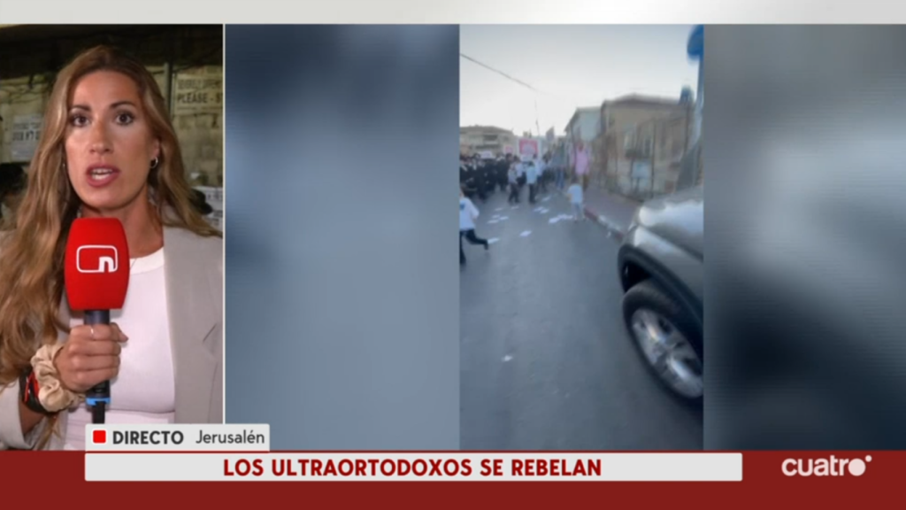 Lara Escudero, reportera de 'Noticias Cuatro'