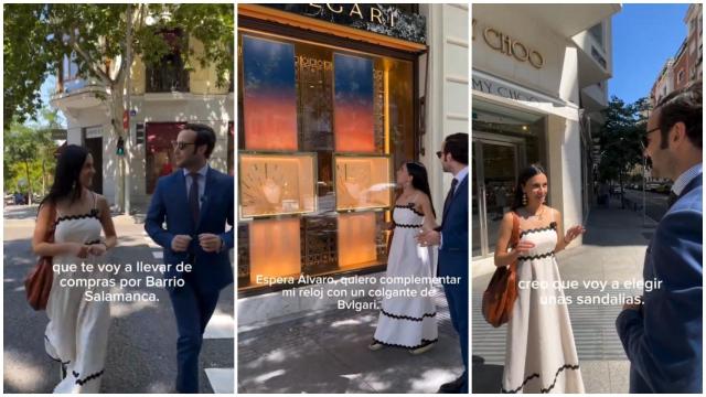 El surrealista vídeo de unos cayetanos de compras por el Barrio Salamanca que indigna en redes