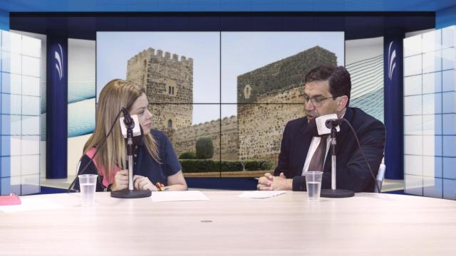 Entrevista a Miguel Ángel Valverde. Foto: Ayuntamiento de Bolaños de Calatrava.