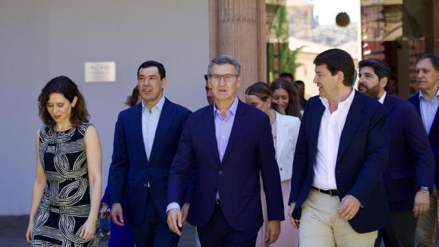 El presidente de la Junta, Alfonso Fernández Mañueco, ha sido el anfitrión de la alta cumbre educativa del PP