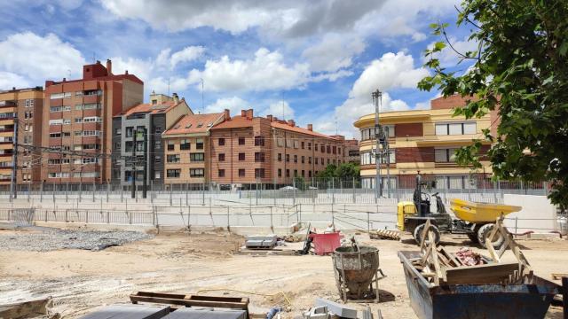 Obras del túnel de Padre Claret en Valladolid