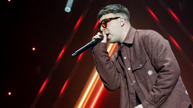 Quevedo en un concierto en Zaragoza en octubre de 2023.