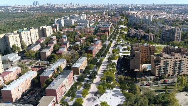 Recreación del soterramiento de la A5.