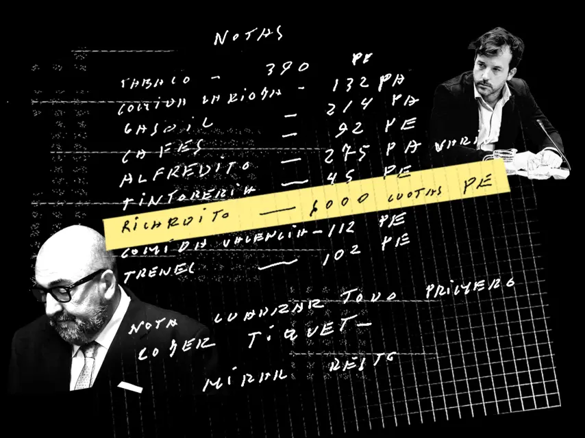 La nota de gastos de Koldo García a la que ha tenido acceso EL ESPAÑOL junto al exasesor de José Luis Ábalos y Ricardo Mar.