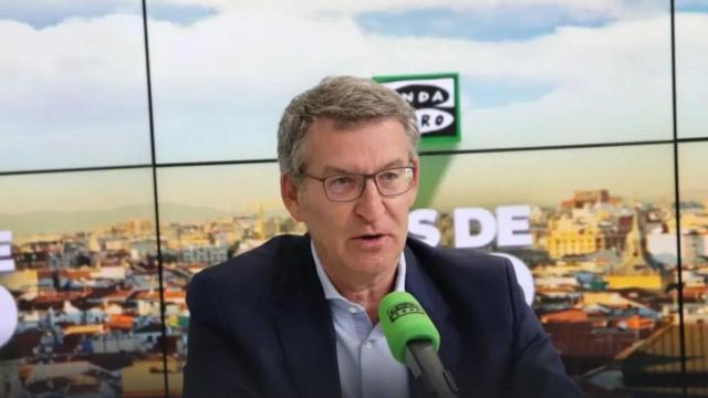 El líder del PP, Alberto Núñez Feijóo, este martes en Onda Cero.