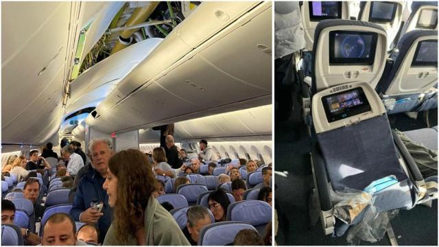 Interior del avión de Air Europa.