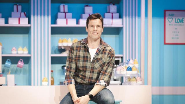 Octavi Pujades en un evento en Barcelona en abril.