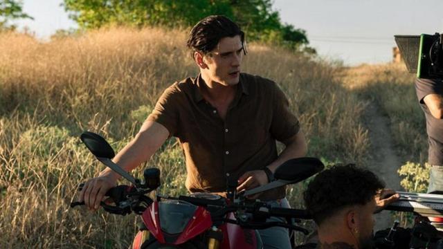 Yon González en el rodaje de la segunda parte de Memento Mori