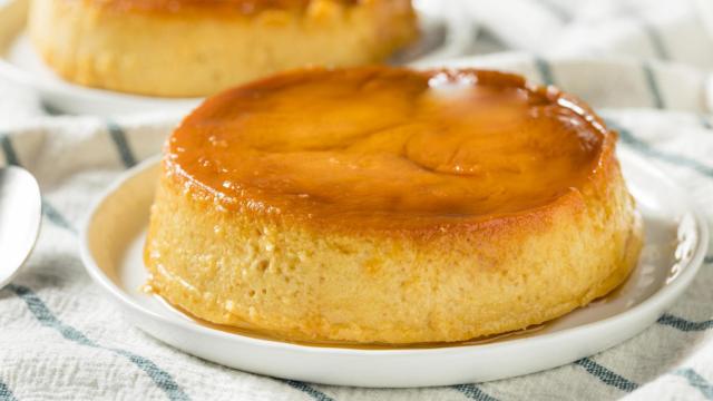 Un flan.