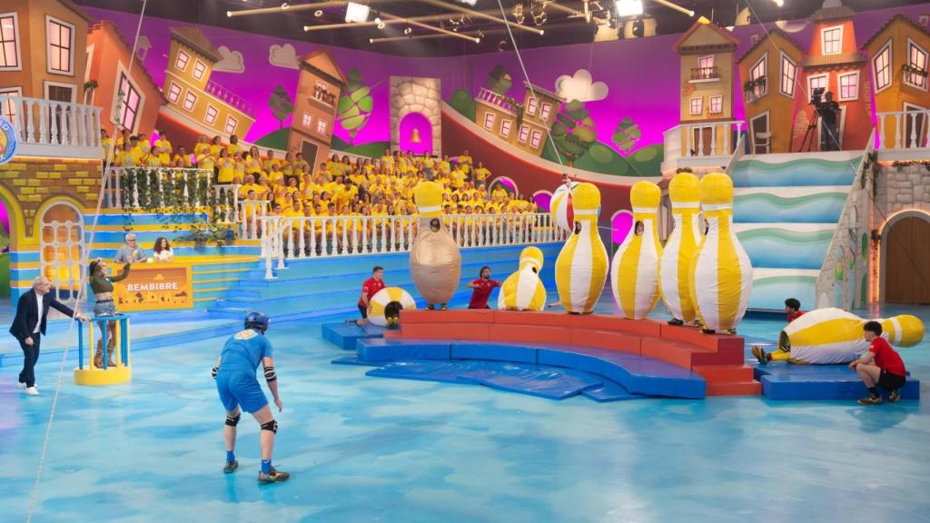 La prueba de los bolos de 'El Grand Prix'.