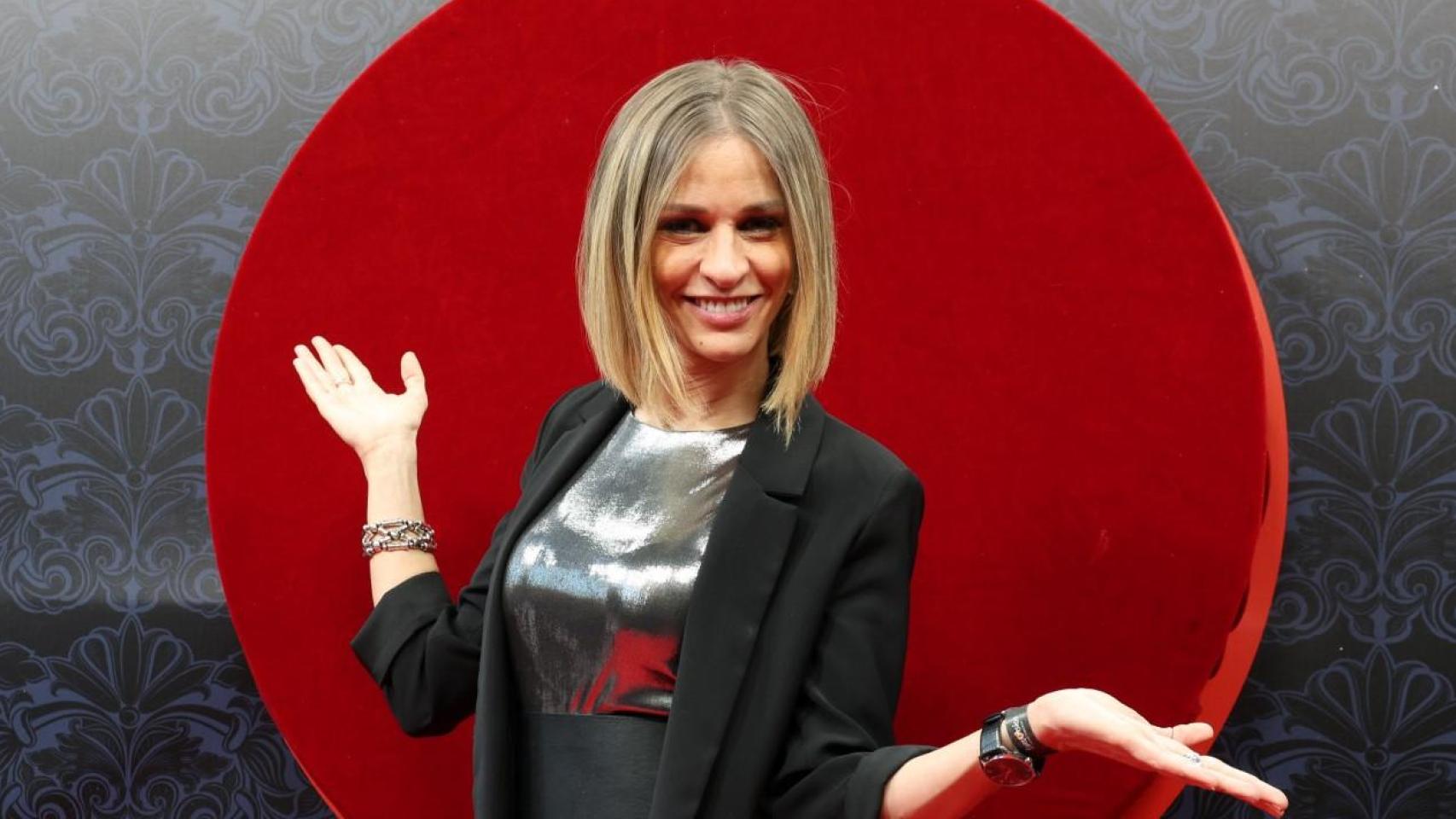 Ana Prada, en el evento de despedida de Nebulossa antes de marcharse a Eurovisión