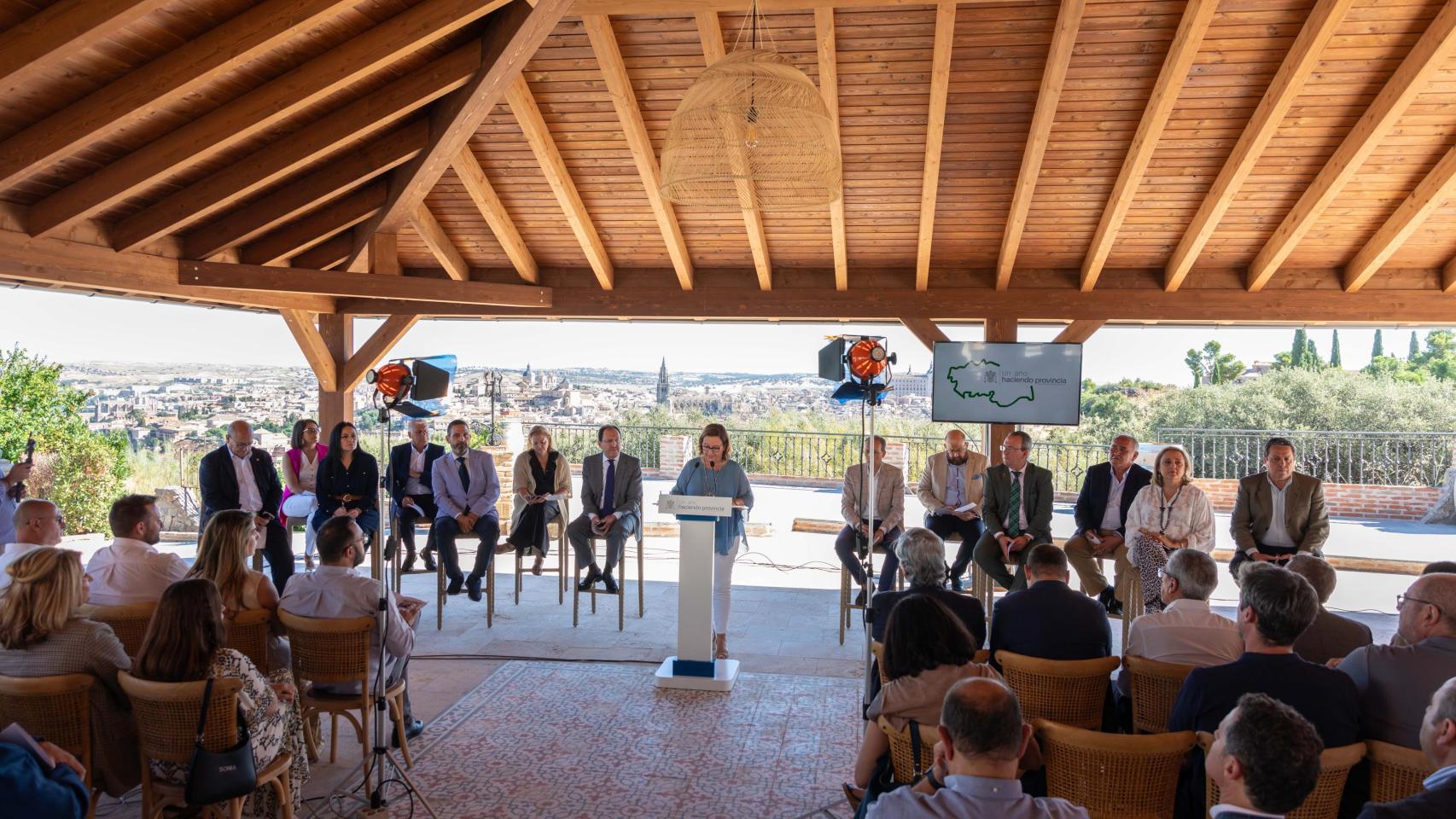 Las imágenes que ha dejado el balance del primer año de Concepción Cedillo al frente de la Diputación de Toledo