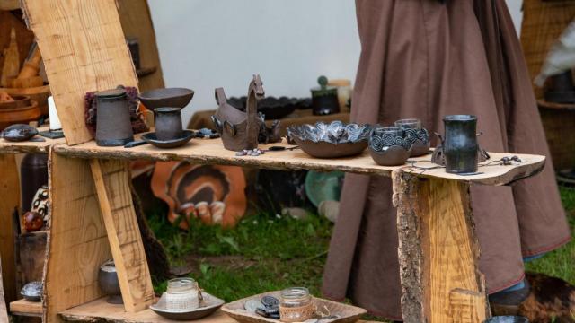 Imagen de archivo de una feria medieval