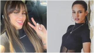 On the left, Bamsnosno. Right, Apollonia Lapiedra. They are both Spanish porn actresses.