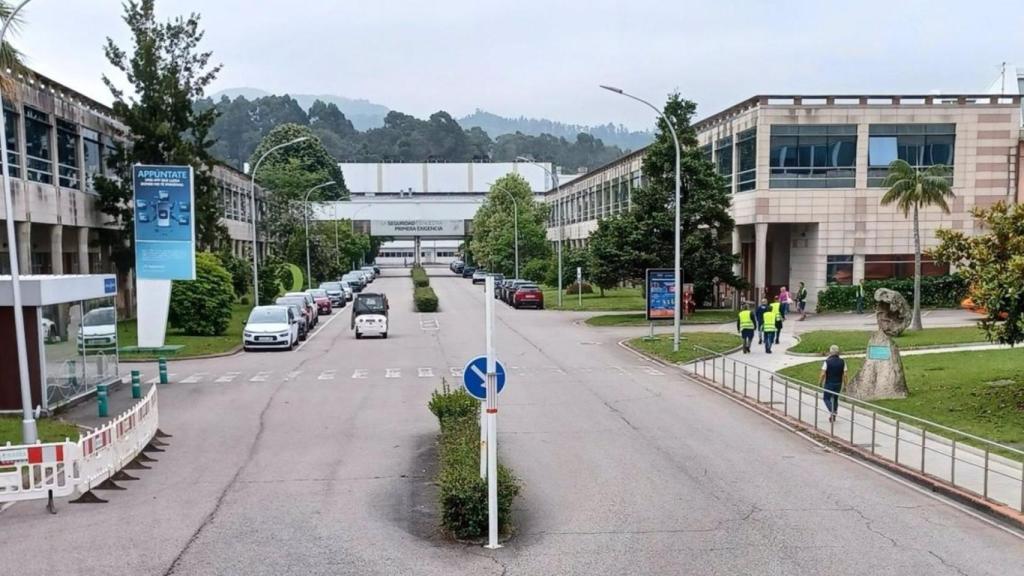 Imagen de las instalaciones exteriores de Stellantis Vigo.