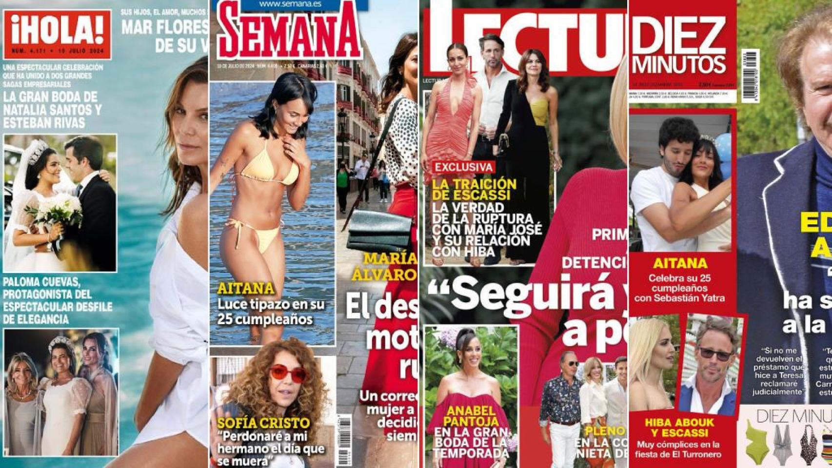 Portadas de revistas.