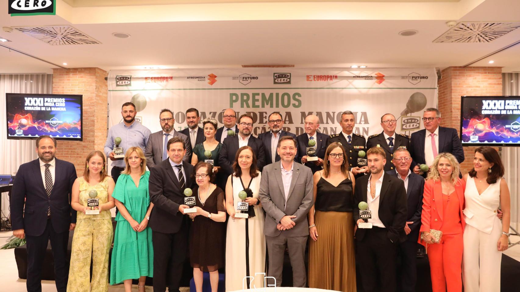 Onda Cero entrega sus premios 'Corazón de La Mancha': todas las fotos