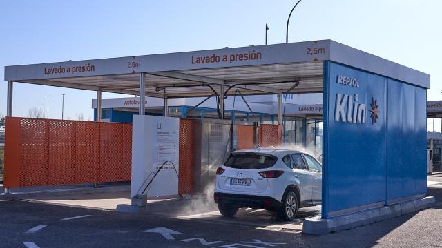 Instalaciones de lavado de coche Repsol Klin.