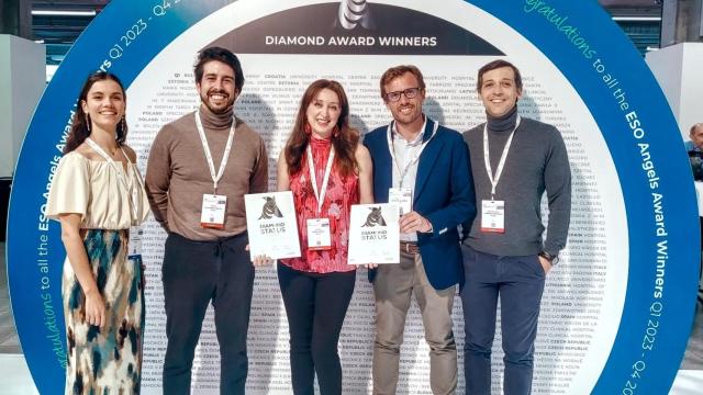 La unidad de ictus del  Virgen del Rocío recibe el Diamond Award