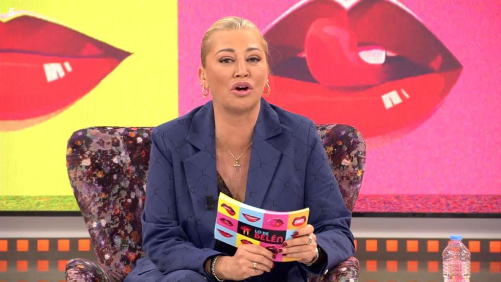 Belén Esteban en 'Lo de Belén'.