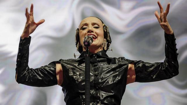 Luz Casal en el concierto de Viveros de Valencia por la Gran Feria de Julio. EE