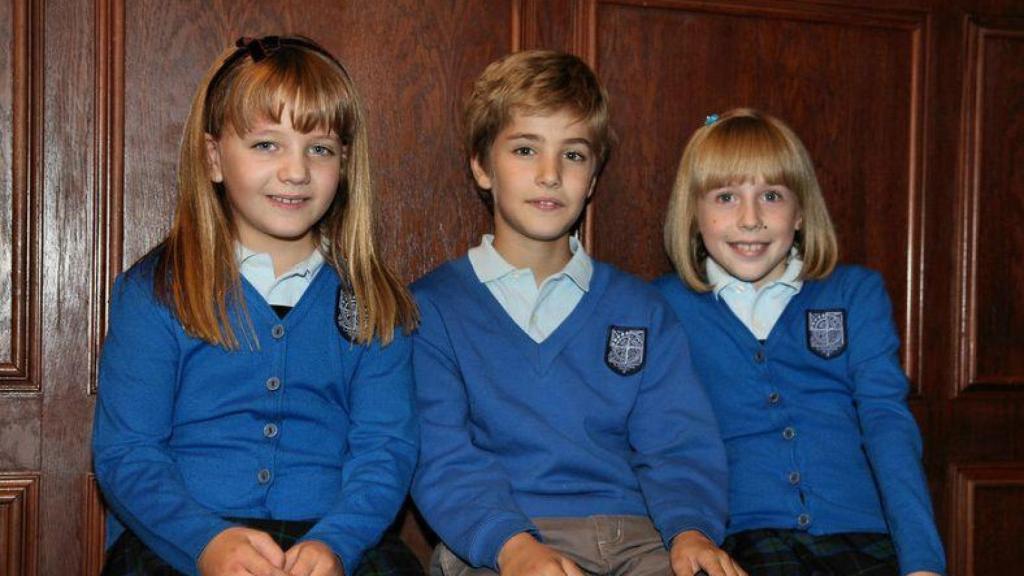 Paula, Lucas y Evelyn en 'El Internado'.